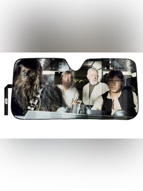 Star Wars accordion car visor